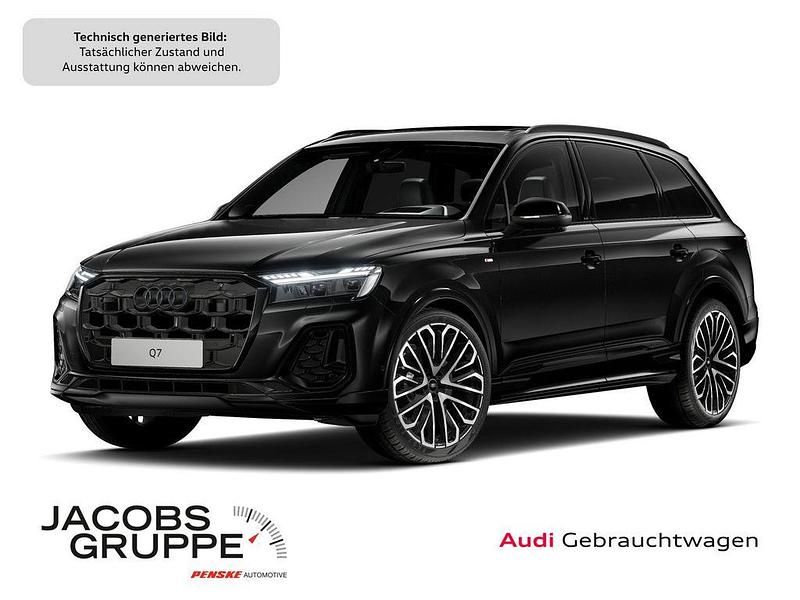 Mythosschwarz Gebraucht 2024 Audi Q7 S-Line SUV | 82.960 € (Teuer) - Bild 1/4