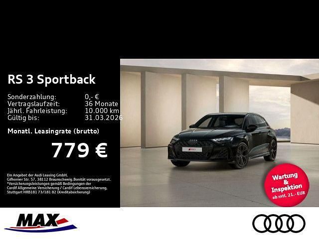 Mythosschwarz metallic Neu 2025 Audi RS3 Ambiente Limousine | 64.780 € - Bild 1/3