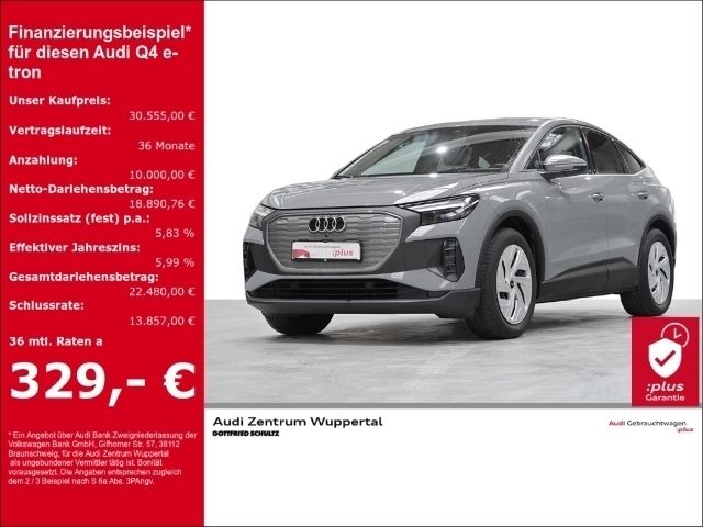 Kieselgrau Gebraucht 2023 Audi Q4 Sportback e-tron Comfort SUV | 30.555 € (Superpreis) - Bild 1/3