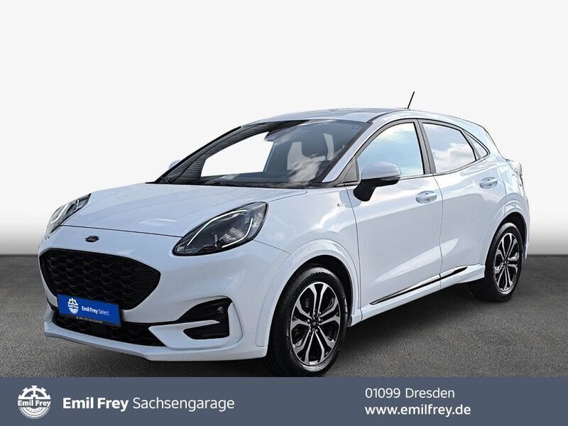 Frostweiß Gebraucht 2022 Ford Puma ST-Line SUV | 19.640 € (Fairer Preis) - Bild 1/4