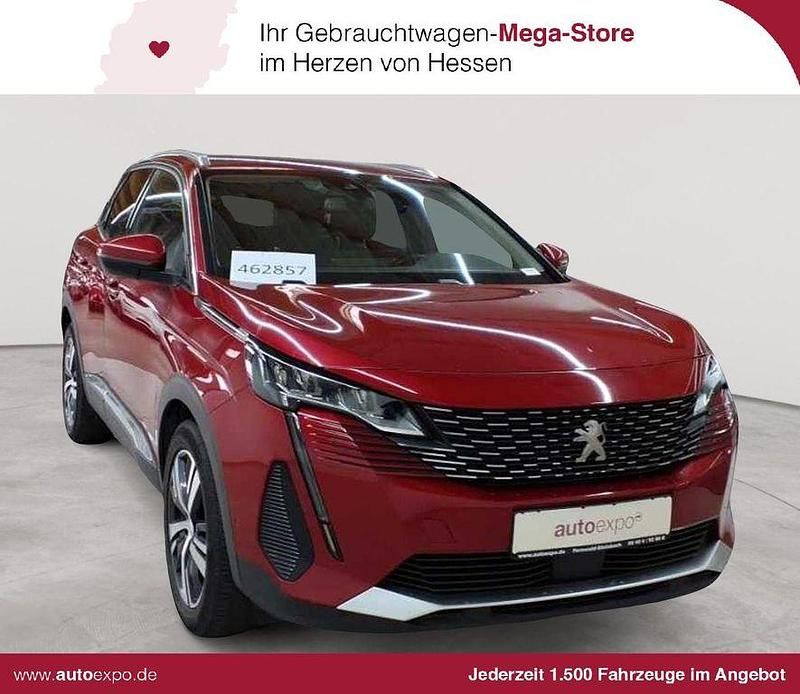 Rot Gebraucht 2021 Peugeot 3008 Allure SUV | 15.389 € - Bild 1/4