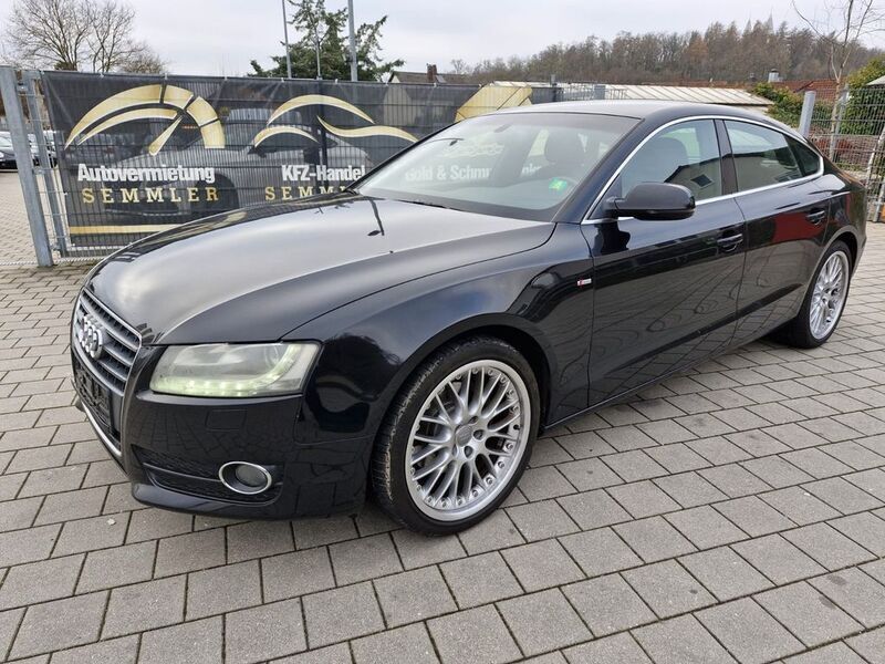 Schwarz Gebraucht 2011 Audi A5 Sportback S-Line Limousine | 6.990 € (Superpreis) - Bild 1/4
