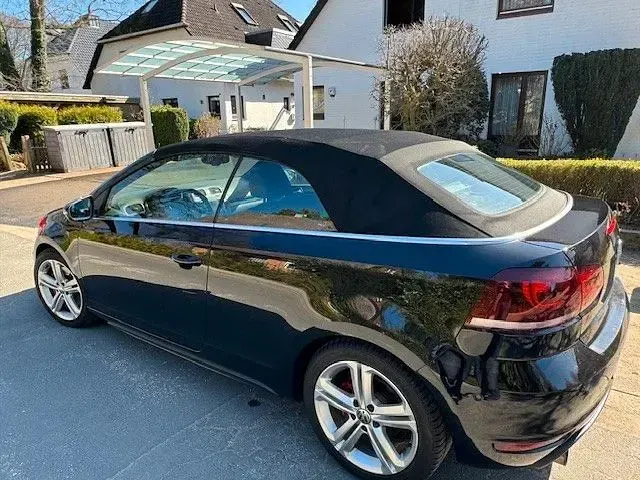 Gebraucht VW Golf Cabriolet GTI 211 PS (155 kW) 2012 Schwarz Cabrio