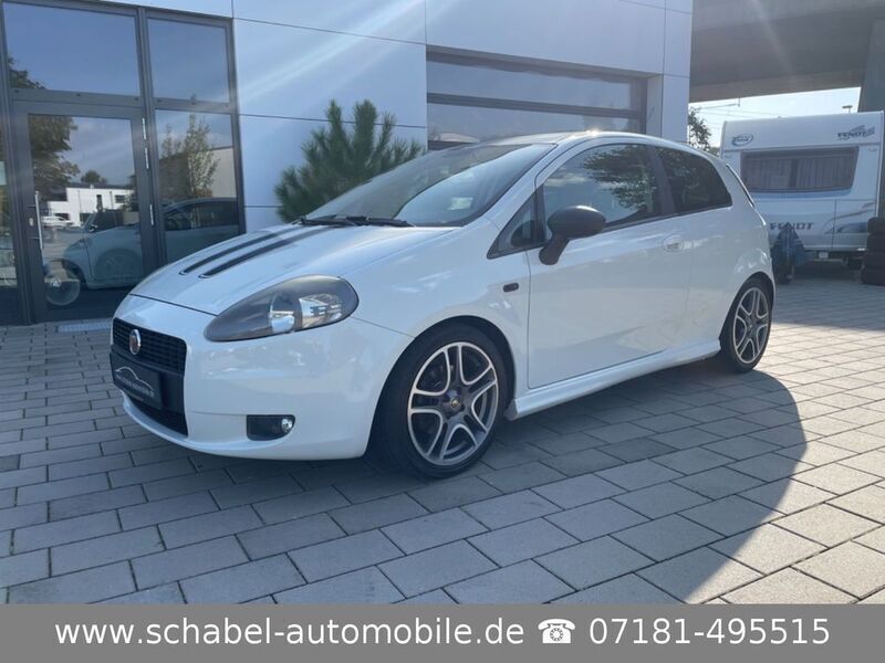 Weiß Gebraucht 2009 Fiat Grande Punto Sport Kleinwagen | 5.999 € - Bild 1/2