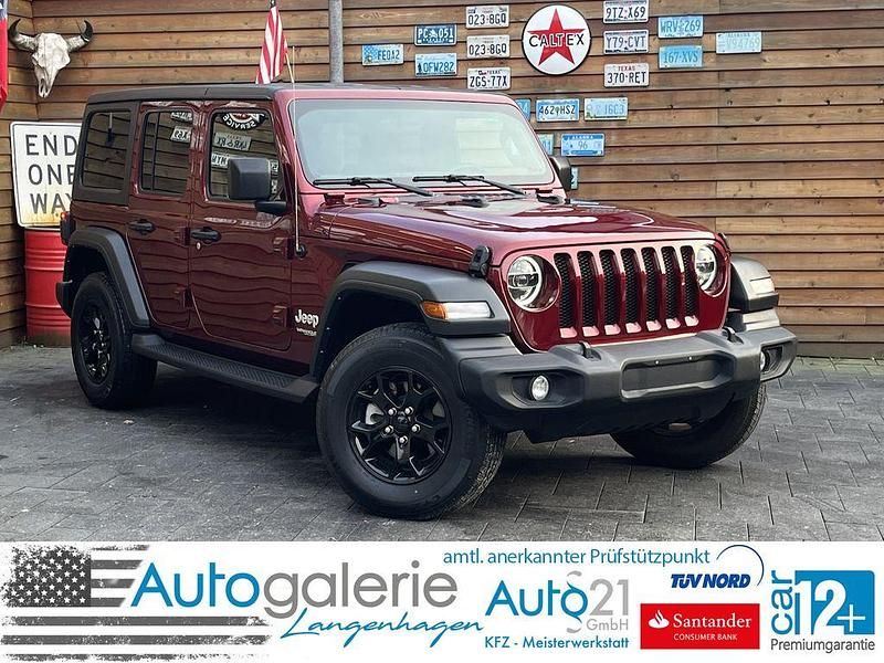 Rot Gebraucht 2021 Jeep Wrangler Unlimited SUV | 38.900 € - Bild 1/4