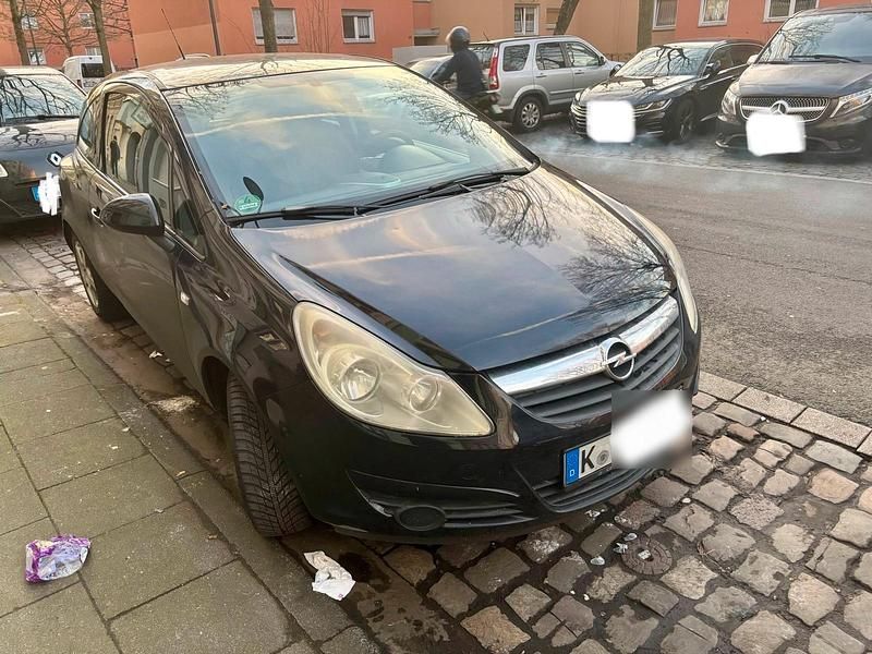 Gebraucht Opel Corsa 80 PS (58 kW) 2008 Schwarz Kleinwagen