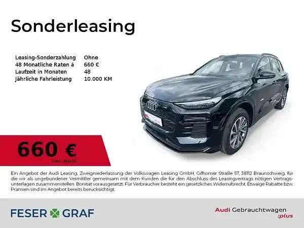 Mythosschwarz metallic Gebraucht 2024 Audi e-tron Ambiente SUV | 63.490 € (Guter Preis) - Bild 1/4
