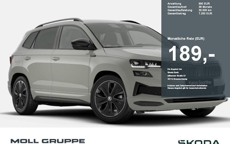 Grau Neu 2025 Skoda Karoq SportLine SUV | 38.480 € (Etwas zu teuer) - Bild 1/2