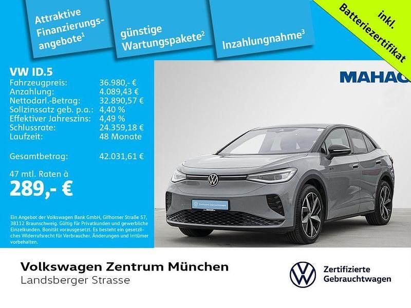 Grau Gebraucht 2023 VW ID.5 GTX SUV | 36.980 € (Fairer Preis) - Bild 1/2