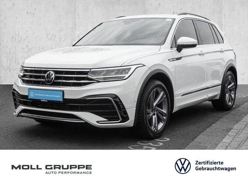 Pure white Gebraucht 2023 VW Tiguan R-line SUV | 33.840 € (Superpreis) - Bild 1/4
