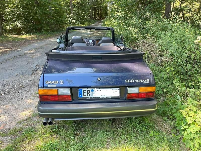 Gebraucht Saab 900 Cabriolet 170 PS (125 kW) 1993 Blau Cabrio