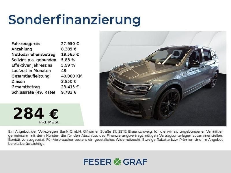 Platinumgrey Gebraucht 2021 VW Tiguan Allspace R-line SUV | 27.950 € (Guter Preis) - Bild 1/4