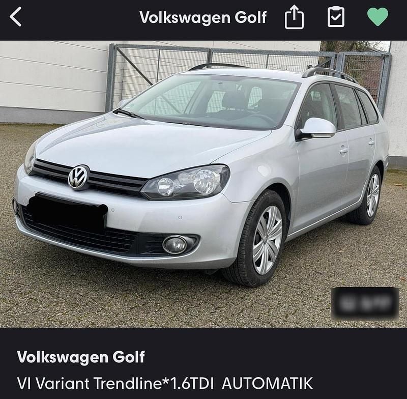 Gebraucht VW Golf VII 105 PS (77 kW) 2014 Silber Kombi