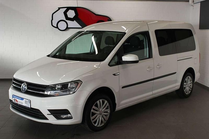 Gebraucht VW Caddy Maxi Trendline 125 PS (91 kW) 2018 Candyweiß Van / Kleinbus