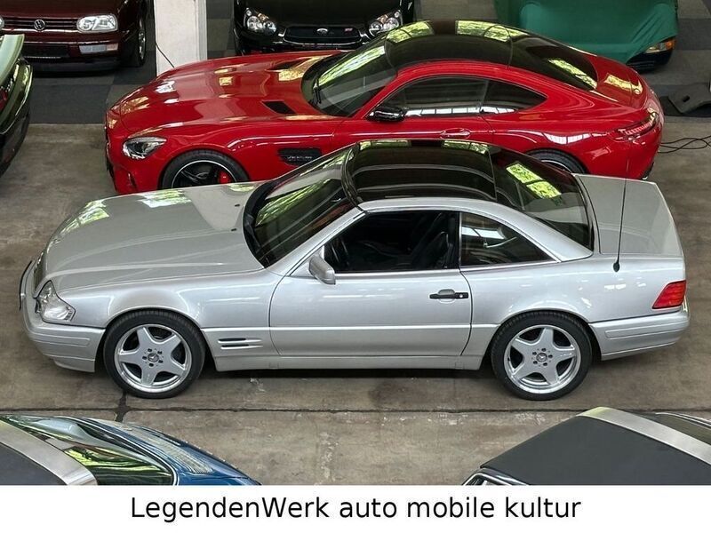 Silber Gebraucht 1997 Mercedes SL500 AMG Cabrio | 41.900 € (Teuer) - Bild 1/4