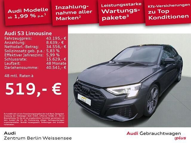 Gebraucht Audi S3 Ambiente 310 PS (228 kW) 2023 Daytonagrau perleffekt Limousine