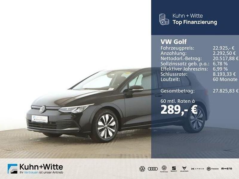 Gebraucht VW Golf VIII Move 110 PS (80 kW) 2024 Schwarz Limousine