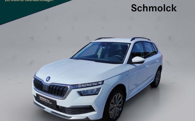 Moonweiß perleffekt met. Gebraucht 2022 Skoda Kamiq Clever SUV | 23.890 € (Fairer Preis) - Bild 1/4