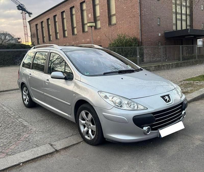 Silber Gebraucht 2007 Peugeot 307 Kombi | 950 € (Superpreis) - Bild 1/4