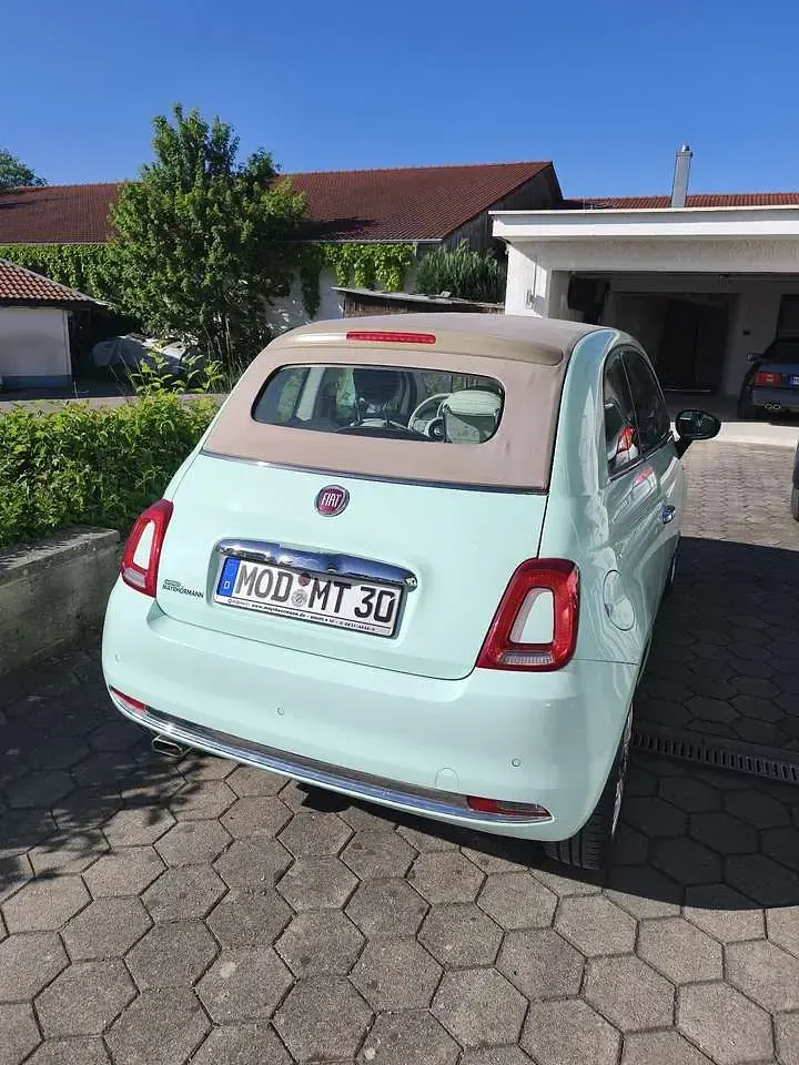 Gebraucht Fiat 500C Lounge 69 PS (50 kW) 2019 Grün Cabrio