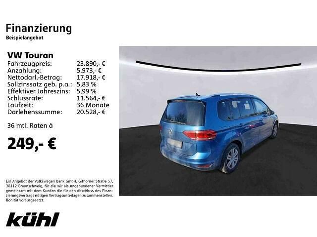 Używany VW Touran Active 150 KM (110 kW) 2021 Niebieski Minivan