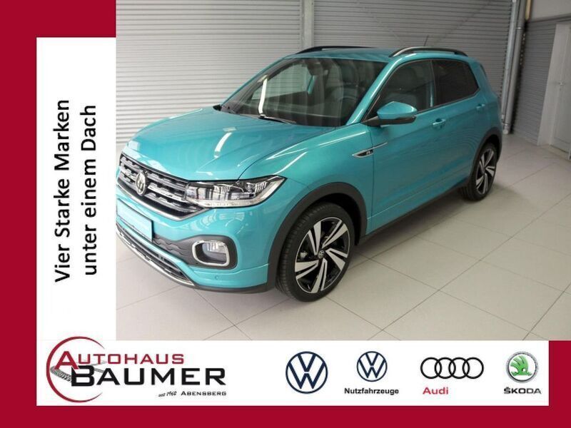 Makenatürkis (metallic) Gebraucht 2023 VW T-Cross R-line SUV | 24.700 € (Fairer Preis) - Bild 1/3