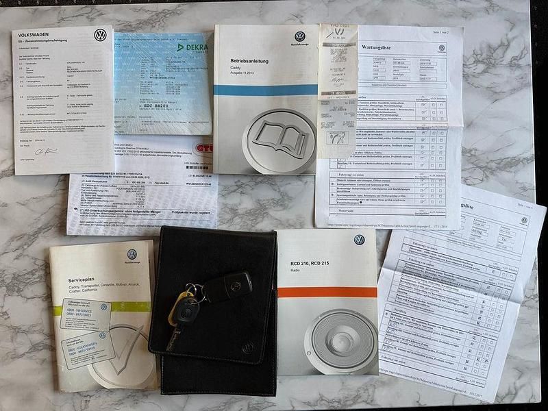 Gebraucht VW Caddy 75 PS (55 kW) 2014 Weiß Van / Kleinbus