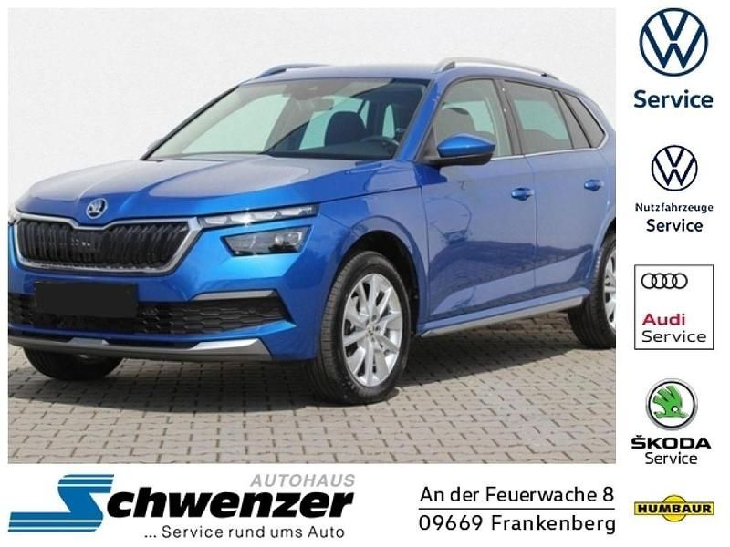 Raceblau metallic (metallic) Gebraucht 2023 Skoda Kamiq Style SUV | 23.947 € (Fairer Preis) - Bild 1/4