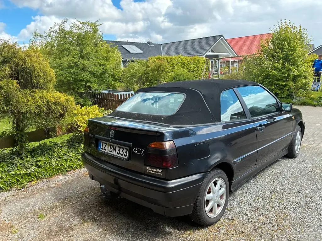Brugt VW Golf Cabriolet 116 HK (85 kW) 1997 Sort Cabriolet