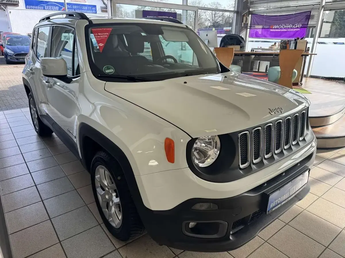 Gebraucht Jeep Renegade Longitude 140 PS (102 kW) 2015 Weiß SUV