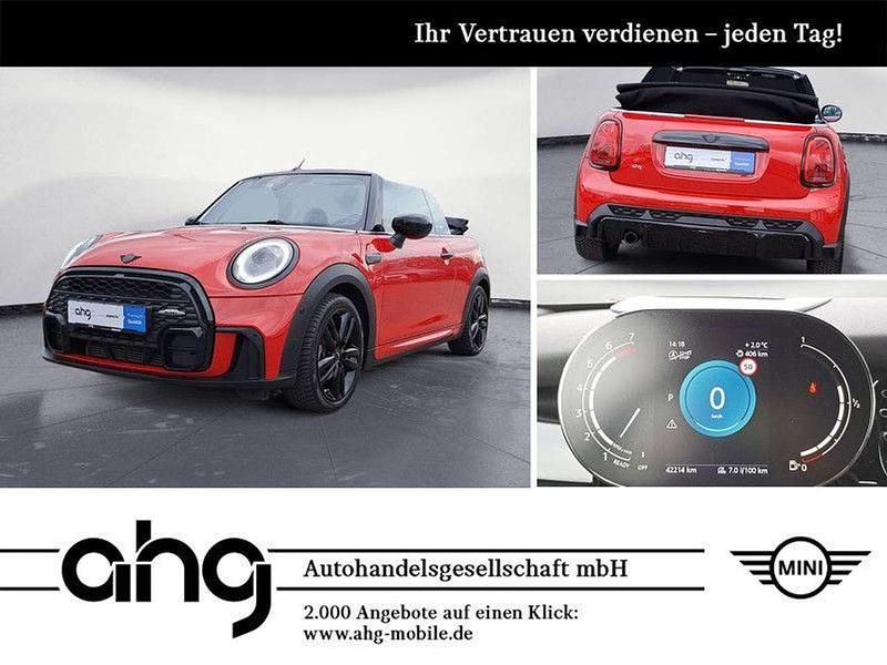 Rot Gebraucht 2022 Mini John Cooper Works Cabriolet Cabrio | 27.960 € (Etwas zu teuer) - Bild 1/4