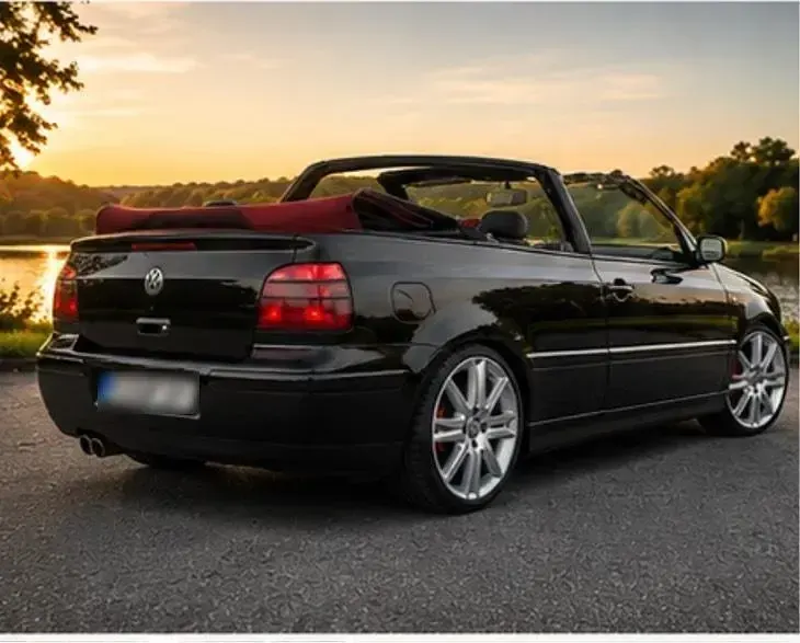 Gebraucht VW Golf Cabriolet Conceptline 101 PS (74 kW) 1997 Schwarz Cabrio