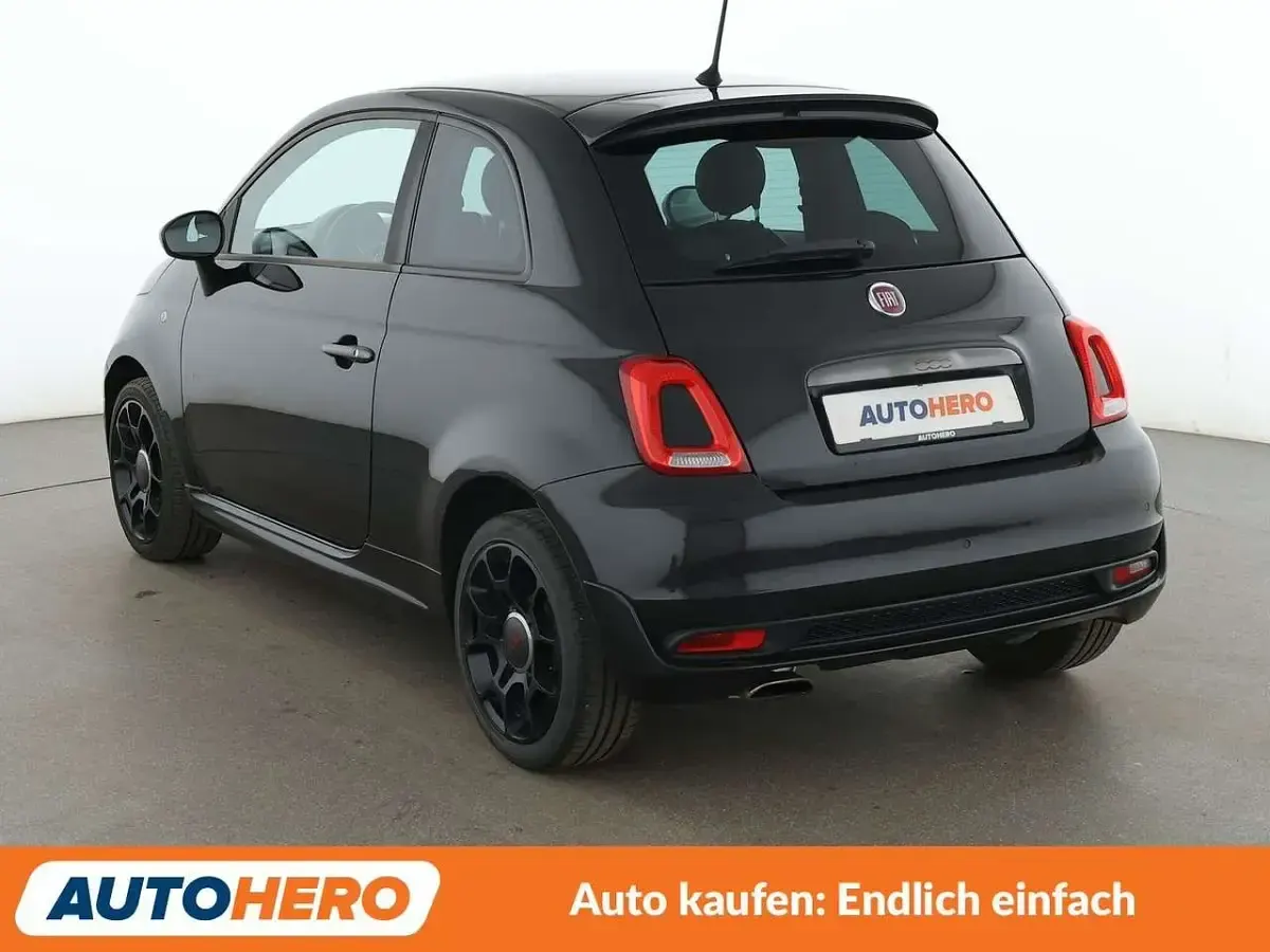 Gebraucht Fiat 500 S 69 PS (50 kW) 2016 Schwarz Kleinwagen