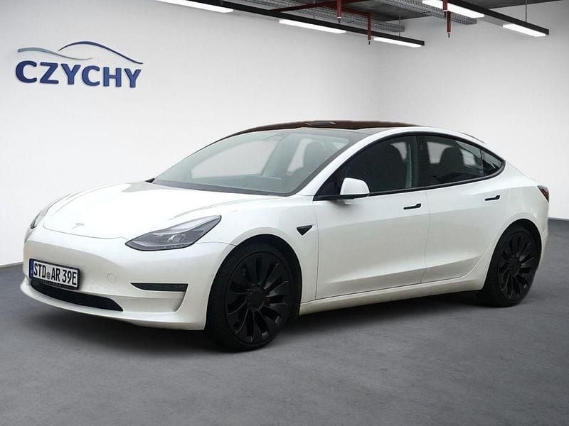 Gebraucht Tesla Model 3 Performance 377 kW (513 PS) 2021 Weiß Limousine