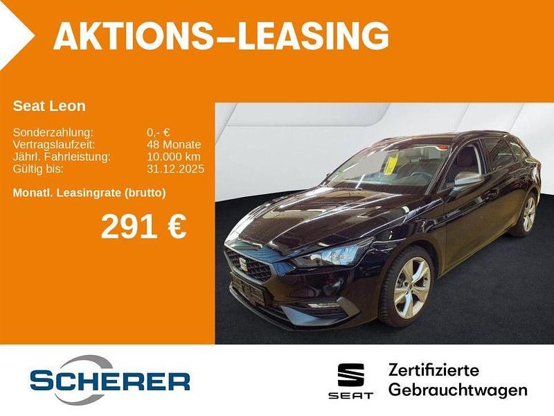 Midnight schwarz metallic (metallic) Gebraucht 2025 Seat Leon FR Limousine | 26.850 € (Etwas zu teuer) - Bild 1/4