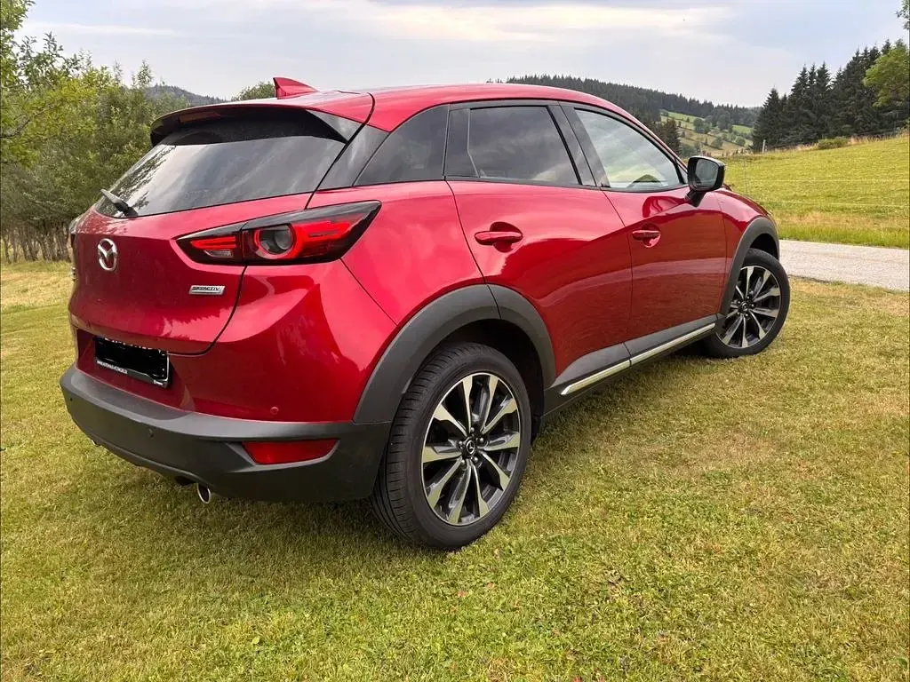 Gebraucht Mazda CX-3 Exclusive-Line 150 PS (110 kW) 2018 Rot SUV