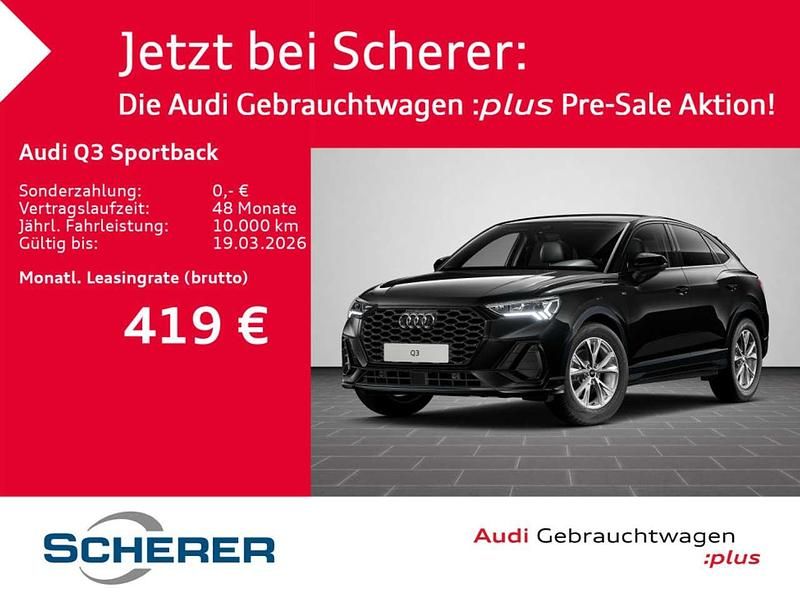 Gebraucht Audi Q3 S-Line 150 PS (110 kW) 2025 Mythosschwarz metallic SUV