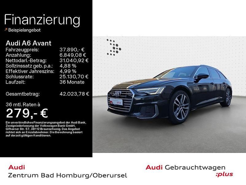 Gebraucht Audi A6 S-Line 204 PS (150 kW) 2023 Schwarz Kombi