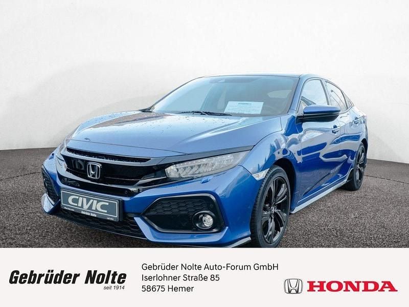 Blau / Gebraucht 2019 Honda Civic Sport Plus Limousine | 19.850 € (Fairer Preis) - Bild 1/4