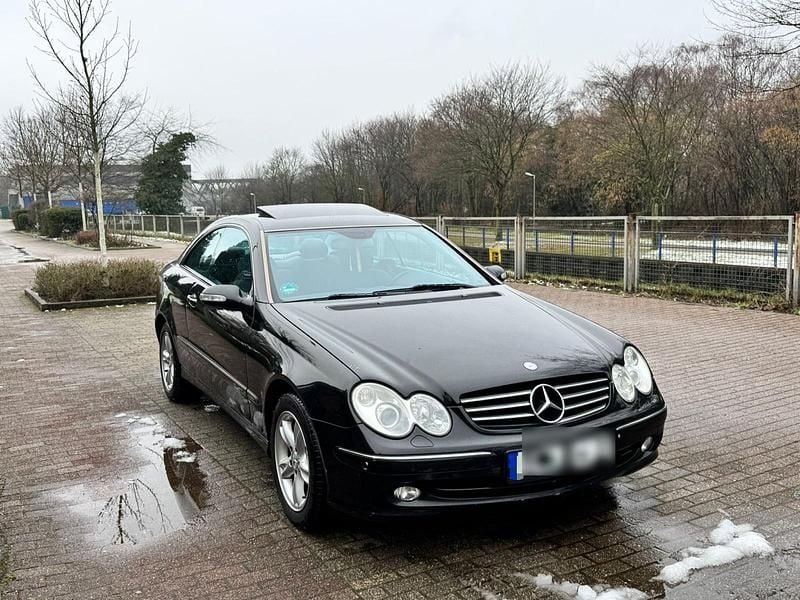 Gebraucht Mercedes CLK200 163 PS (119 kW) 2004 Schwarz Coupé