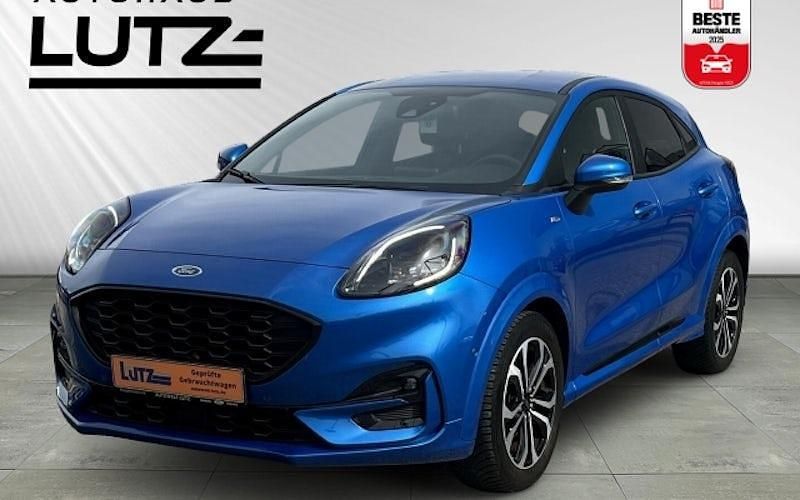 Blau Gebraucht 2020 Ford Puma Gen-E ST-Line SUV | 18.955 € - Bild 1/4
