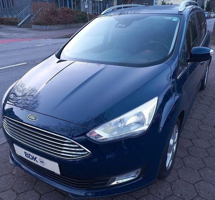 Gebraucht Ford Grand C-Max Titanium 150 PS (110 kW) 2015 Blau Van / Kleinbus