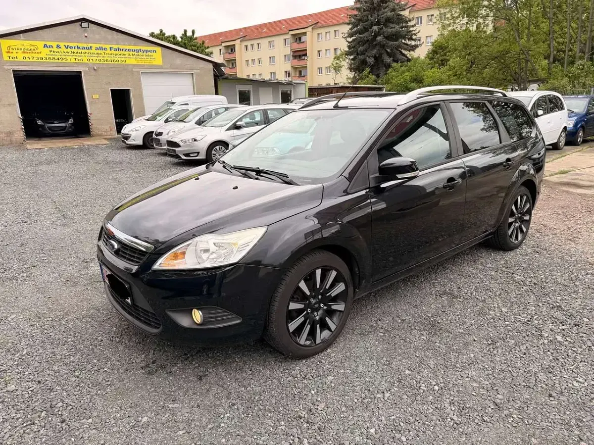 Brugt Ford Focus Style 116 HK (85 kW) 2009 Sort Stationcar