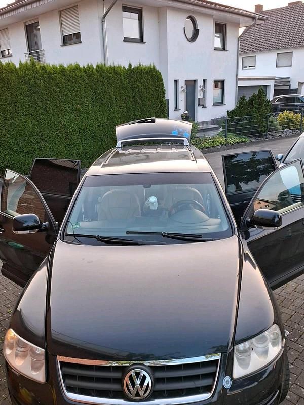 Schwarz Gebraucht 2003 VW Touareg SUV | 2.599 € (Superpreis) - Bild 1/4