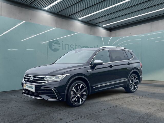 Schwarz Gebraucht 2024 VW Tiguan Allspace R-line SUV | 47.995 € (Teuer) - Bild 1/2