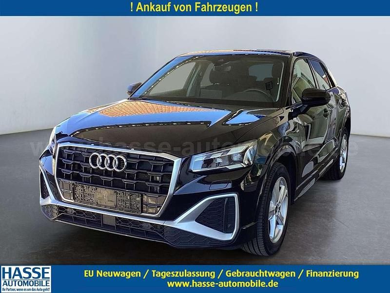Mythosschwarz metallic Gebraucht 2022 Audi Q2 S-Line SUV | 21.499 € - Bild 1/4