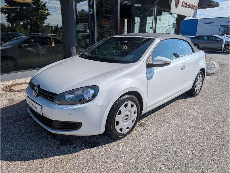 Weiss Gebraucht 2012 VW Golf Cabriolet Cabrio | 5.400 € (Superpreis) - Bild 1/3