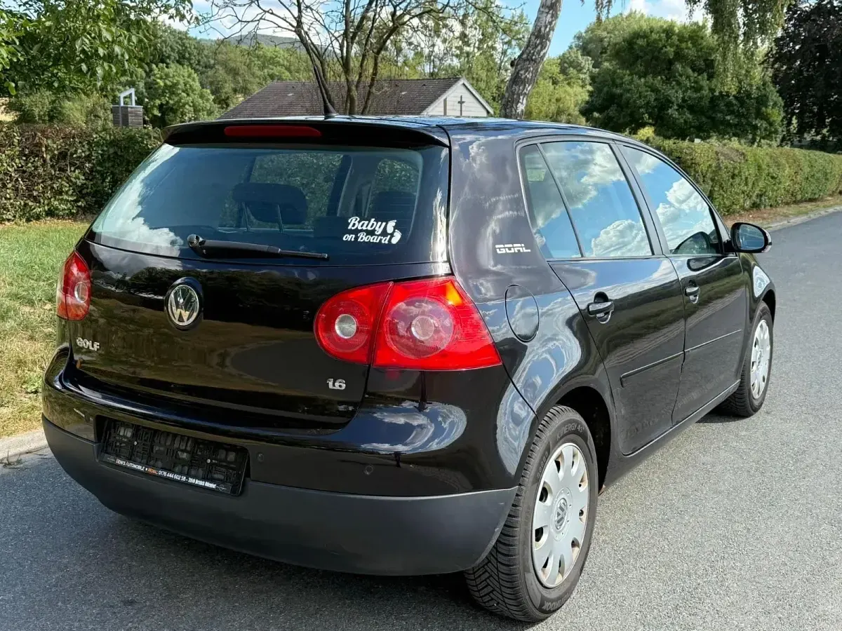 Gebraucht VW Golf V Goal 2007 Schwarz Limousine