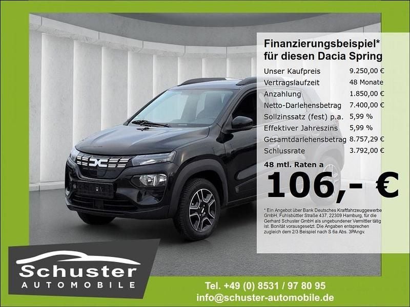 Gebraucht Dacia Spring Essentiel 33 kW (45 PS) 2022 Schwarz Kleinwagen