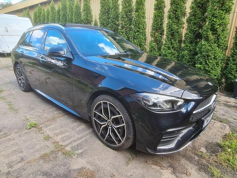 Schwarz Gebraucht 2023 Mercedes C300e Kombi | 36.900 € (Superpreis) - Bild 1/4